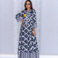 Monochrome Mirage Cotton Abaya – Yola Dress Collection