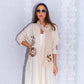 Off-White Linen Abaya
