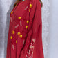 Red Brick Linen Abaya dress