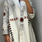 Red India: off-white abaya 