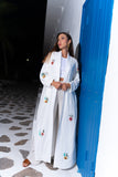 Roasa White linen dress