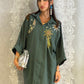 Shine Up Tawb olive Abaya dress