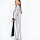 Striped Wool Abaya 