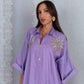 Sun to moon purple dress