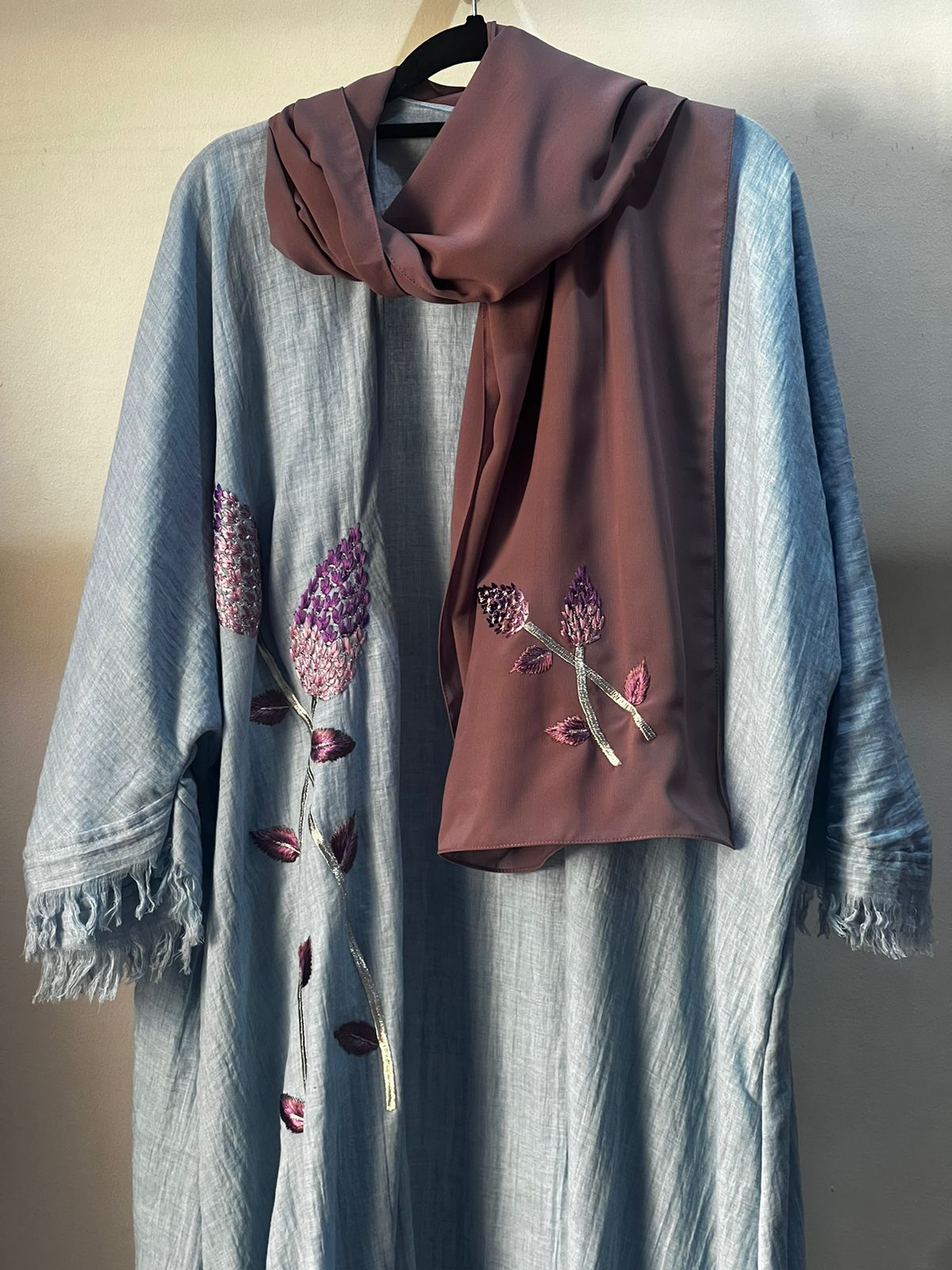 Sunbola cotton abaya dress