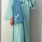 Sunbola cotton green abaya