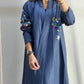 The Floral collection Viscose cotton abaya