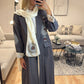 Tribal Gray abaya