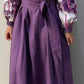 Purple Palm Dress