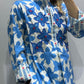 Blue daisy fleur
