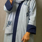 Tribal baby blue