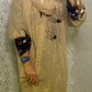 Double flower abaya