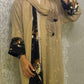 Double flower abaya
