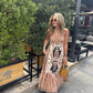 Afro summer dress