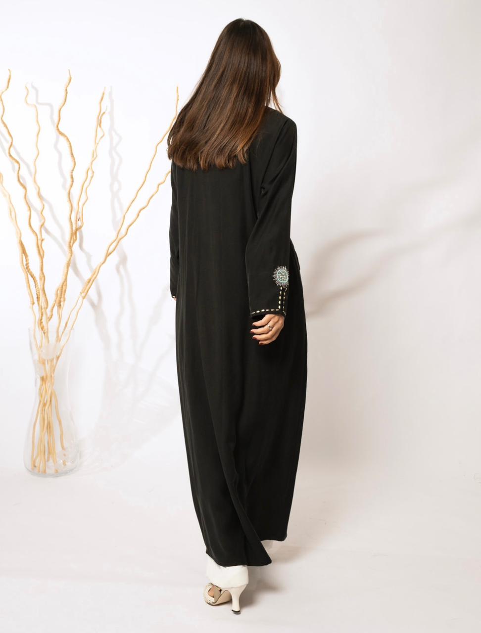 Crepe sunrise abaya