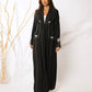 Crepe sunrise abaya