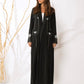 Crepe sunrise abaya
