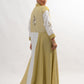 Flairly striped abaya