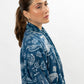 Paisley blue and white
