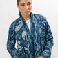 Paisley blue and white