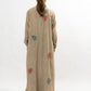 Double face cotton abaya
