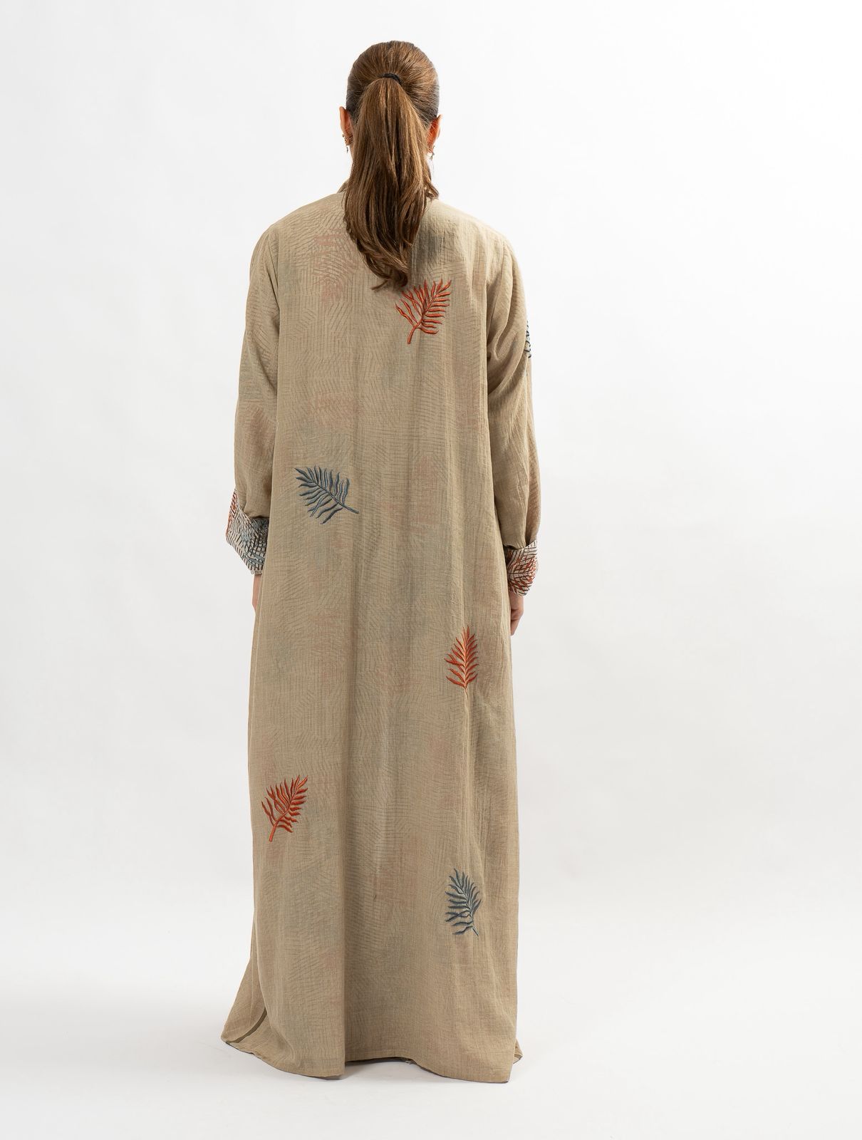 Double face cotton abaya