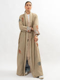 Double face cotton abaya