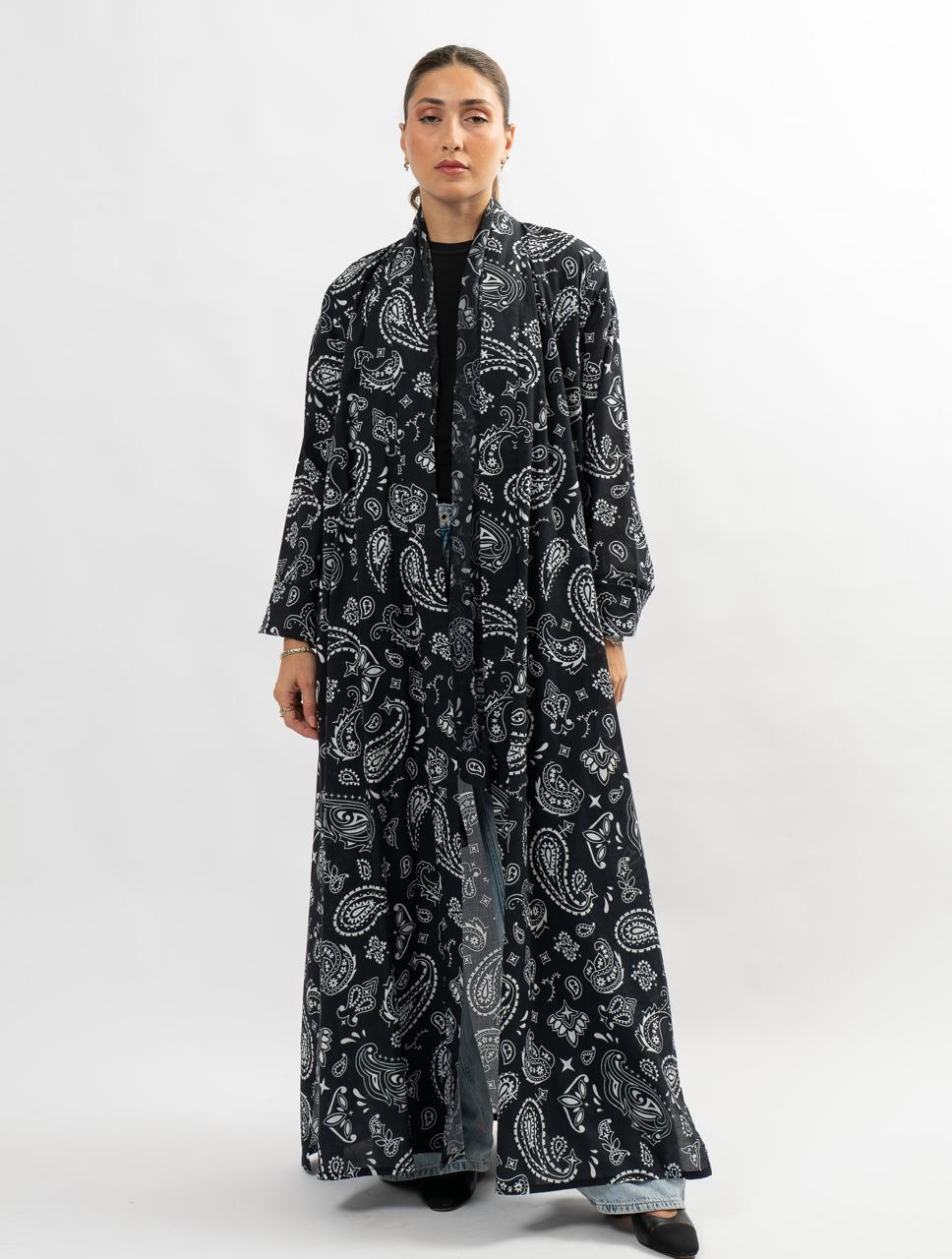 Black paisley