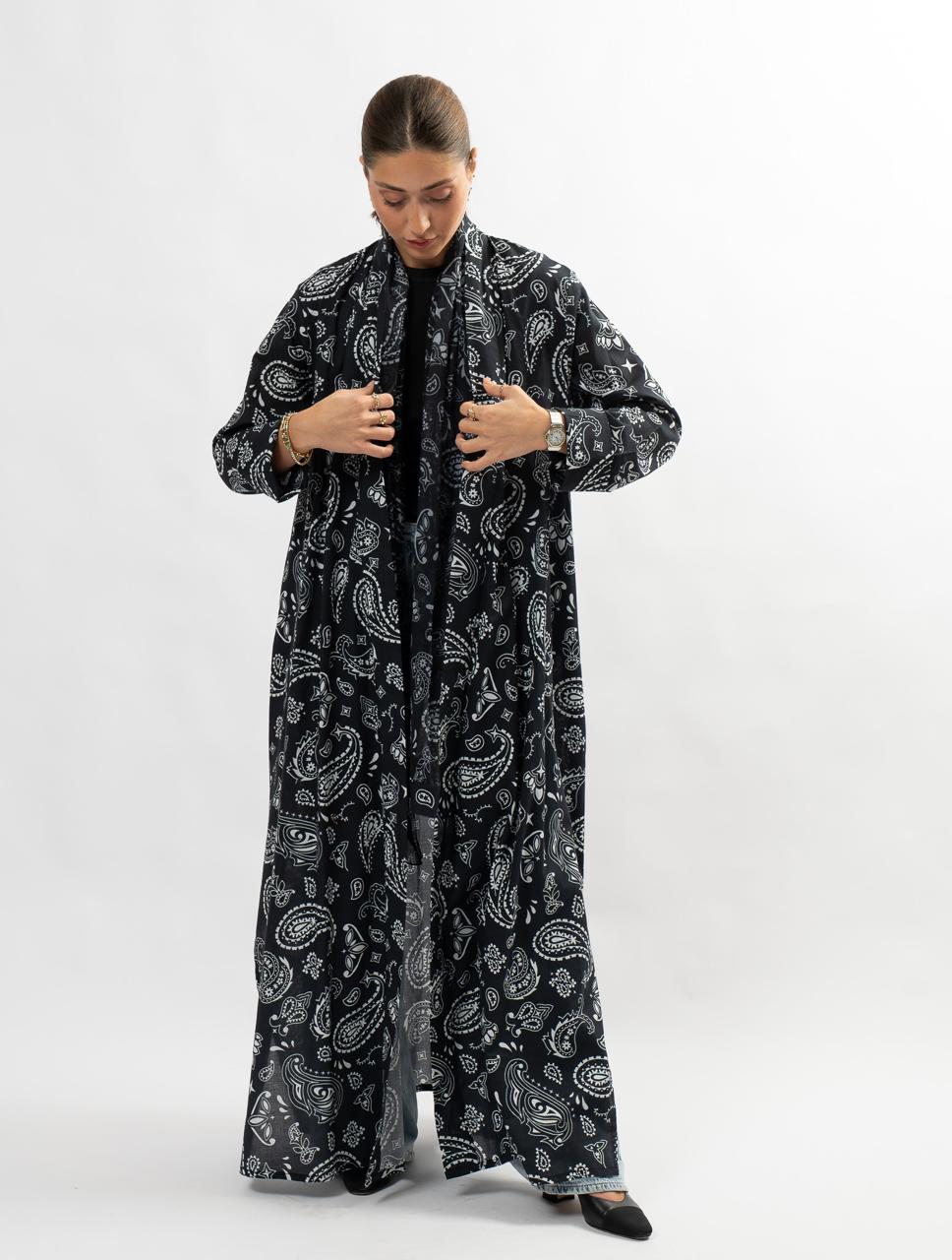 Black paisley