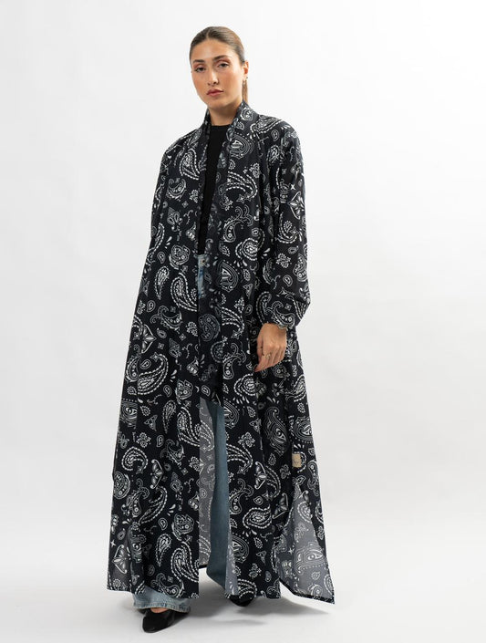 Black paisley