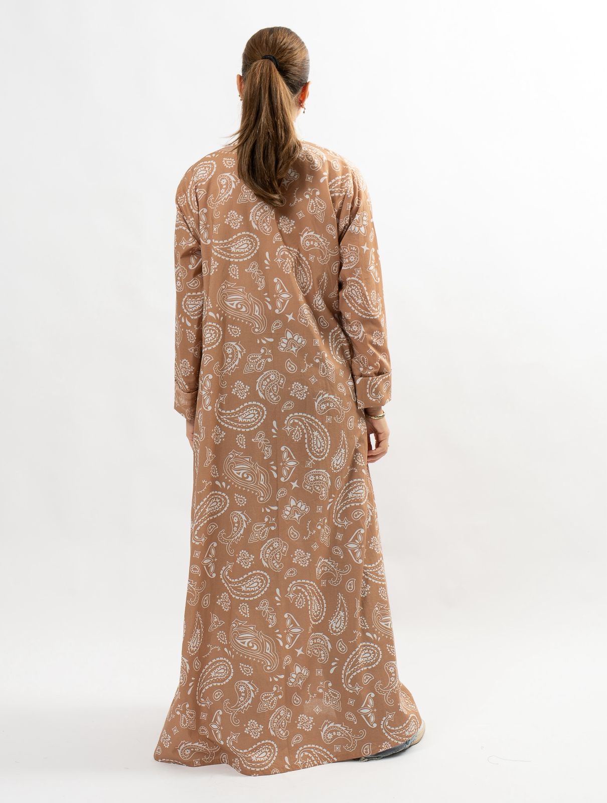 Paisley beige brown