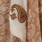 Paisley beige brown