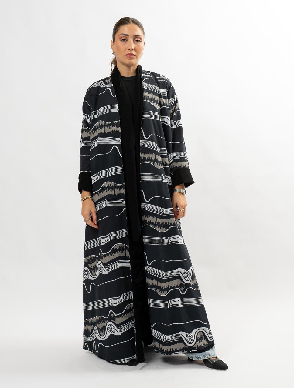 Wavy black