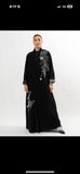 The Black Petal Abaya
