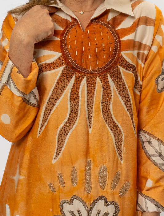 Orange sun
