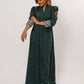 Wool green  Wool dress