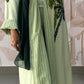 Green palm double face abayA