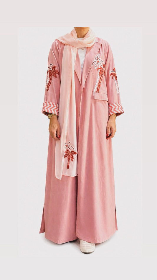 Pink blazer palm
