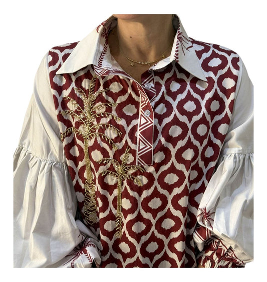 Cool Burgundy Dress