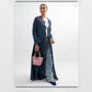 Denim heart Abaya