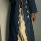 Denim heart Abaya