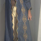 Denim heart Abaya