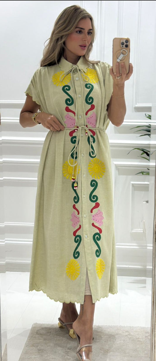 The Garden Shirt Dress