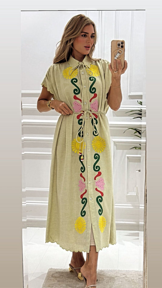 The Garden Shirt Dress