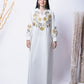 Shams Abaya crepe embroider