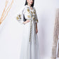 Shams Abaya crepe embroider