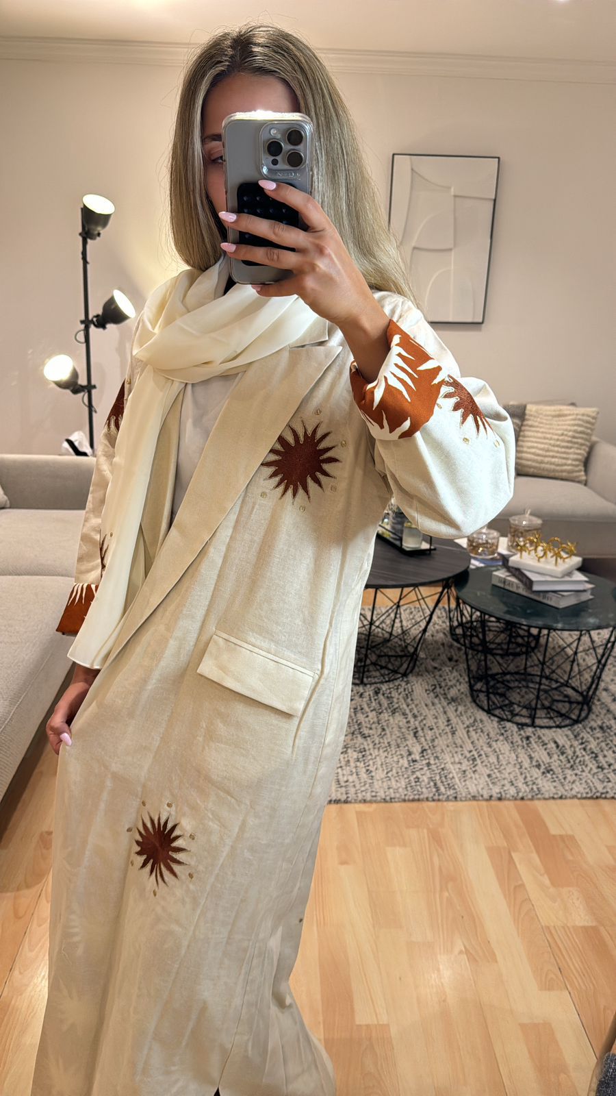 brown abaya