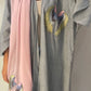 sky blue Cotton Angel Abaya